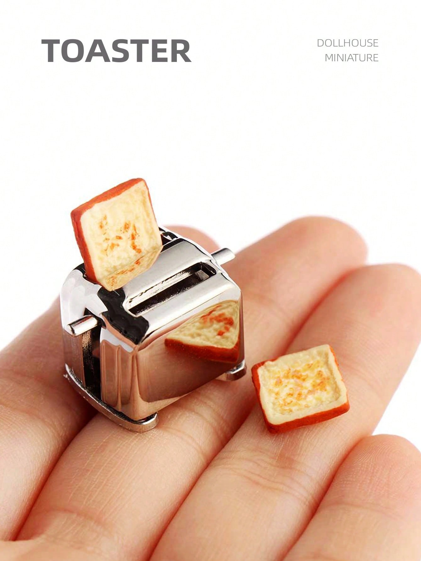 Kitchen Appliances List - 1:12 Dollhouse Miniature Toaster, Mini Simulation