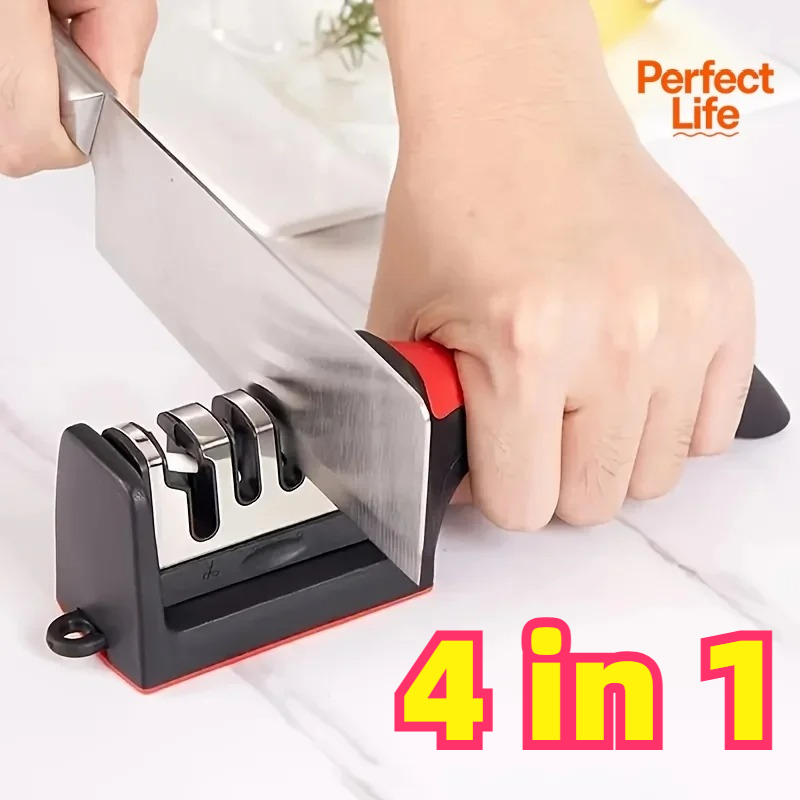 Kitchen Appliances Best - 3/4 Segment Knife Sharpener Kitchen Multifunctional