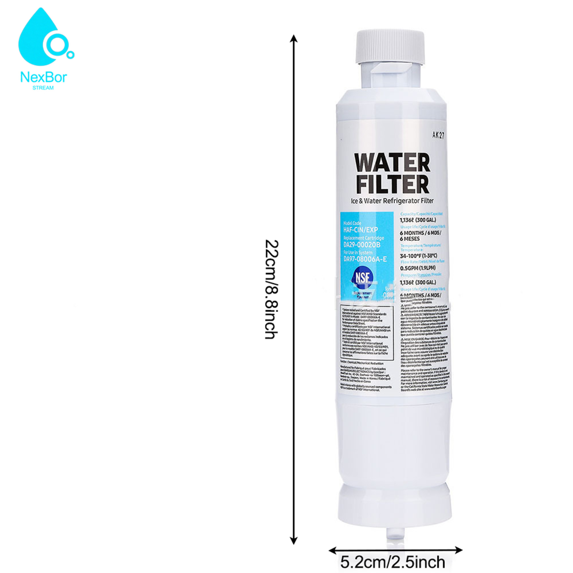 Water Filter for Refrigerator, - Kitchen Appliances List recensie en prijs