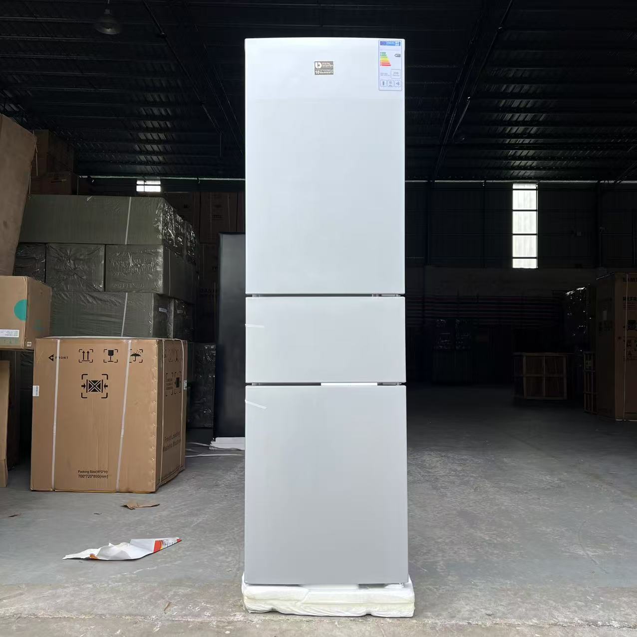 250L Vertical 3 Door Fridge Si - Kitchen Appliances Direct recensie en prijs
