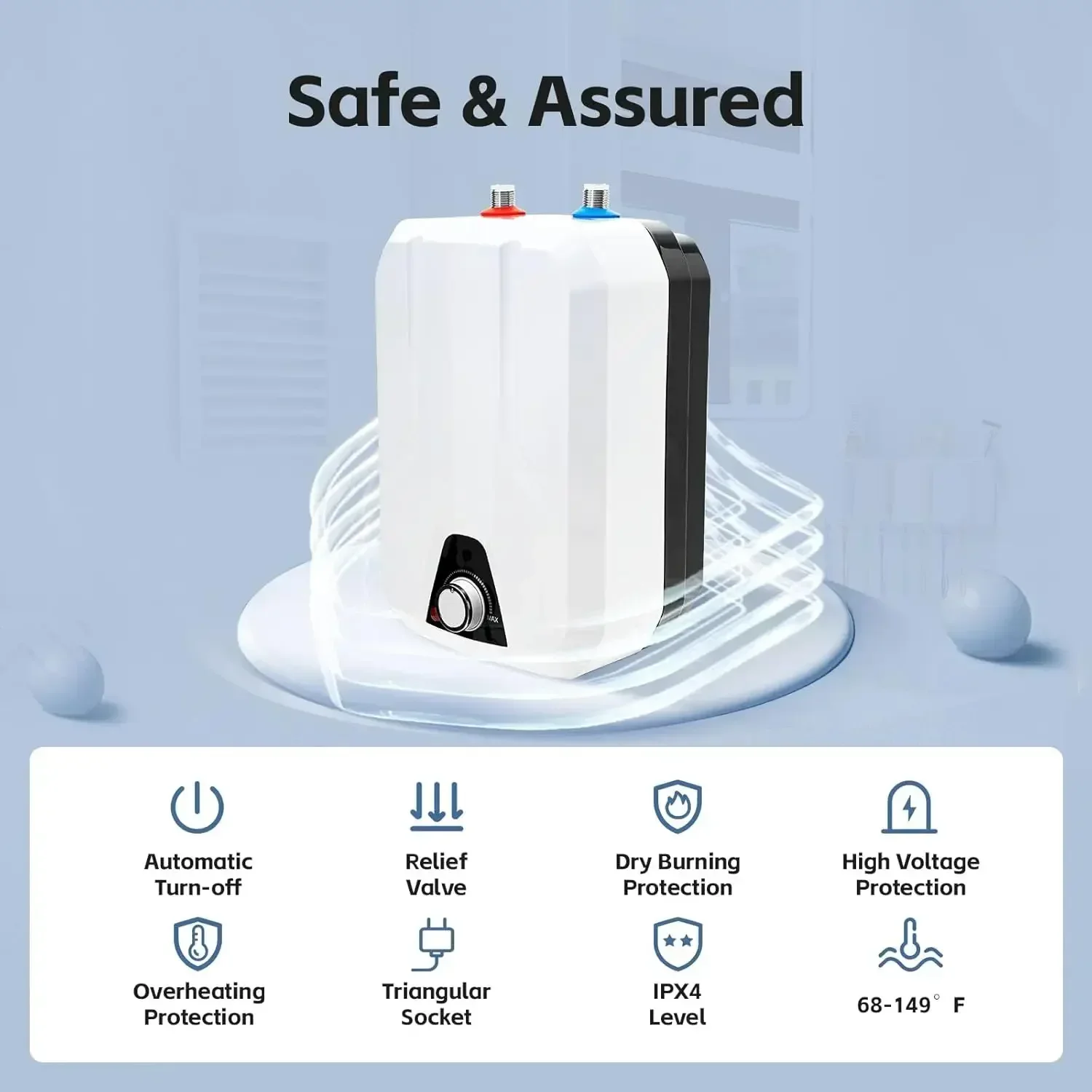 110V 1500W Instant Mini Hot Wa - Kitchen Appliances Small recensie en prijs