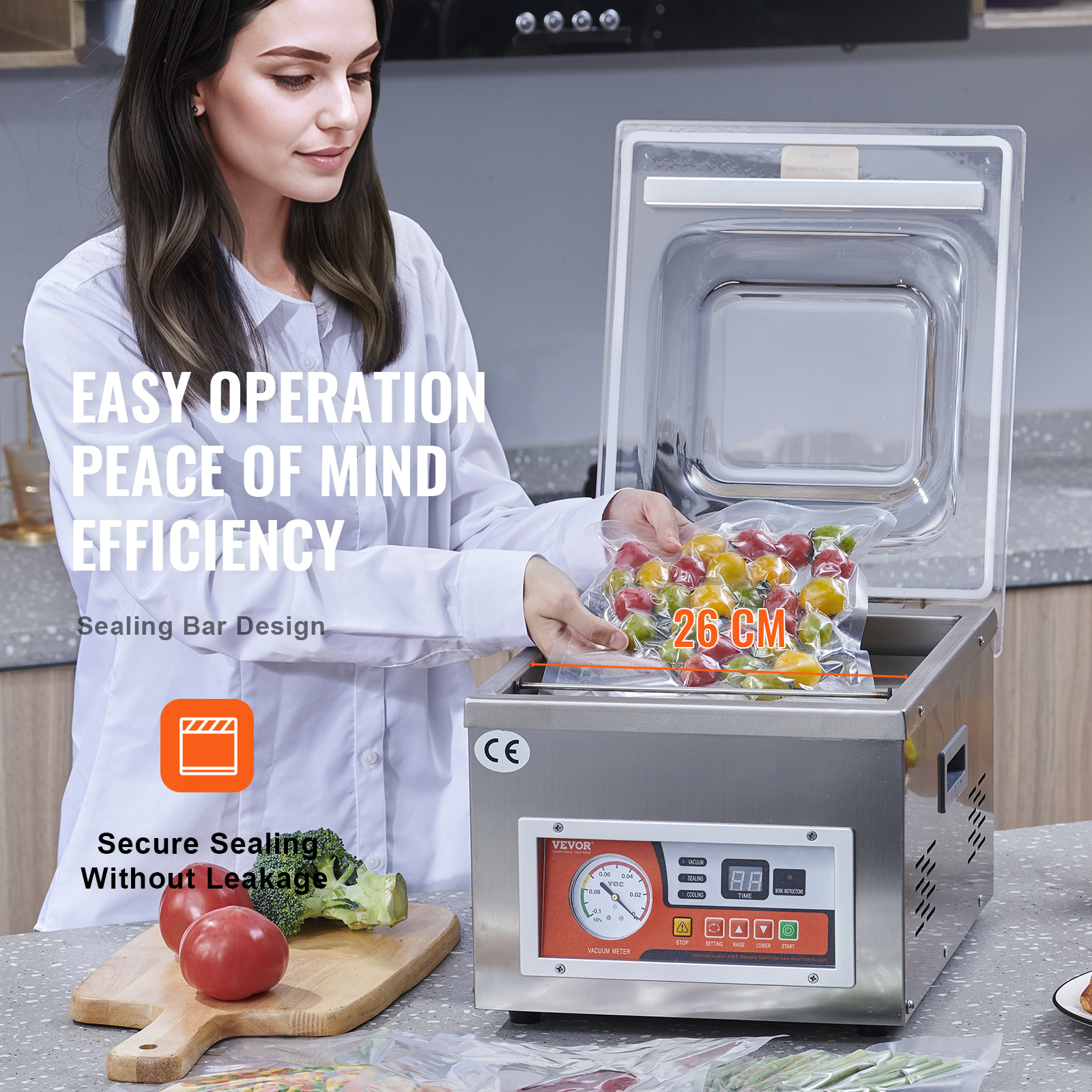 Vacuum Sealer Machine with 6.5 - Kitchen Appliances Small recensie en prijs