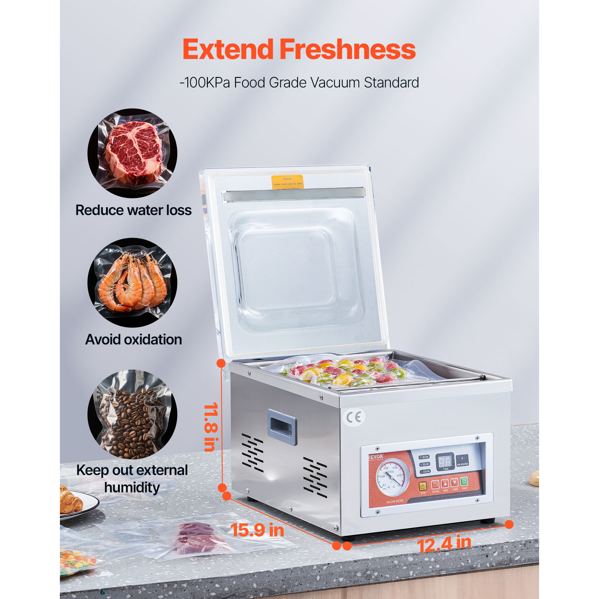 Vacuum Sealer Machine with 6.5 - Kitchen Appliances Small recensie en prijs