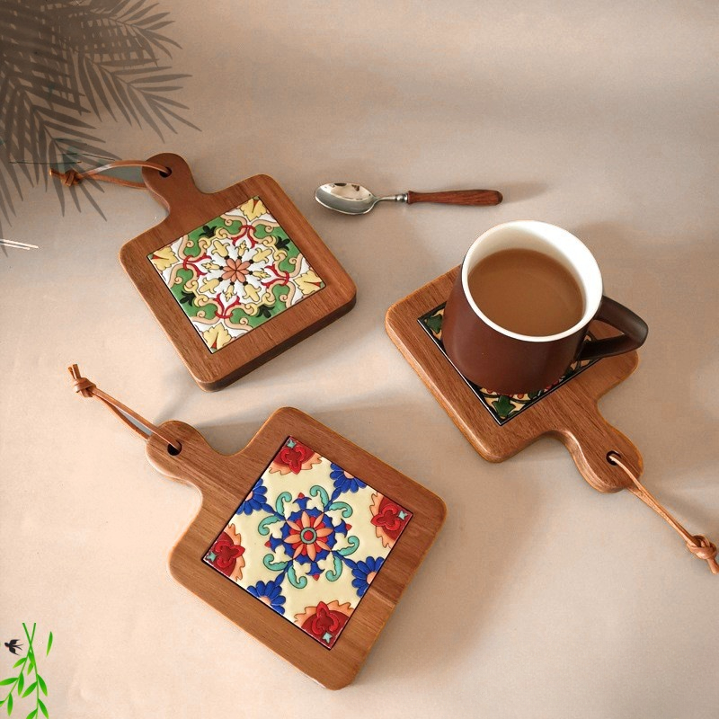 Solid Wood Flower Brick Hand P - Kitchen Appliances Table recensie en prijs