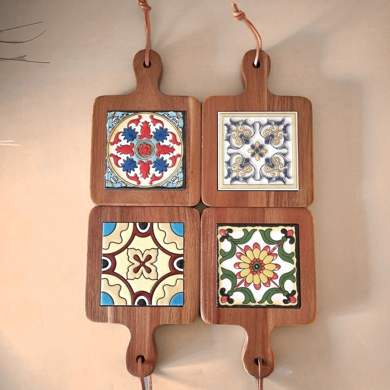 Solid Wood Flower Brick Hand P - Kitchen Appliances Table recensie en prijs