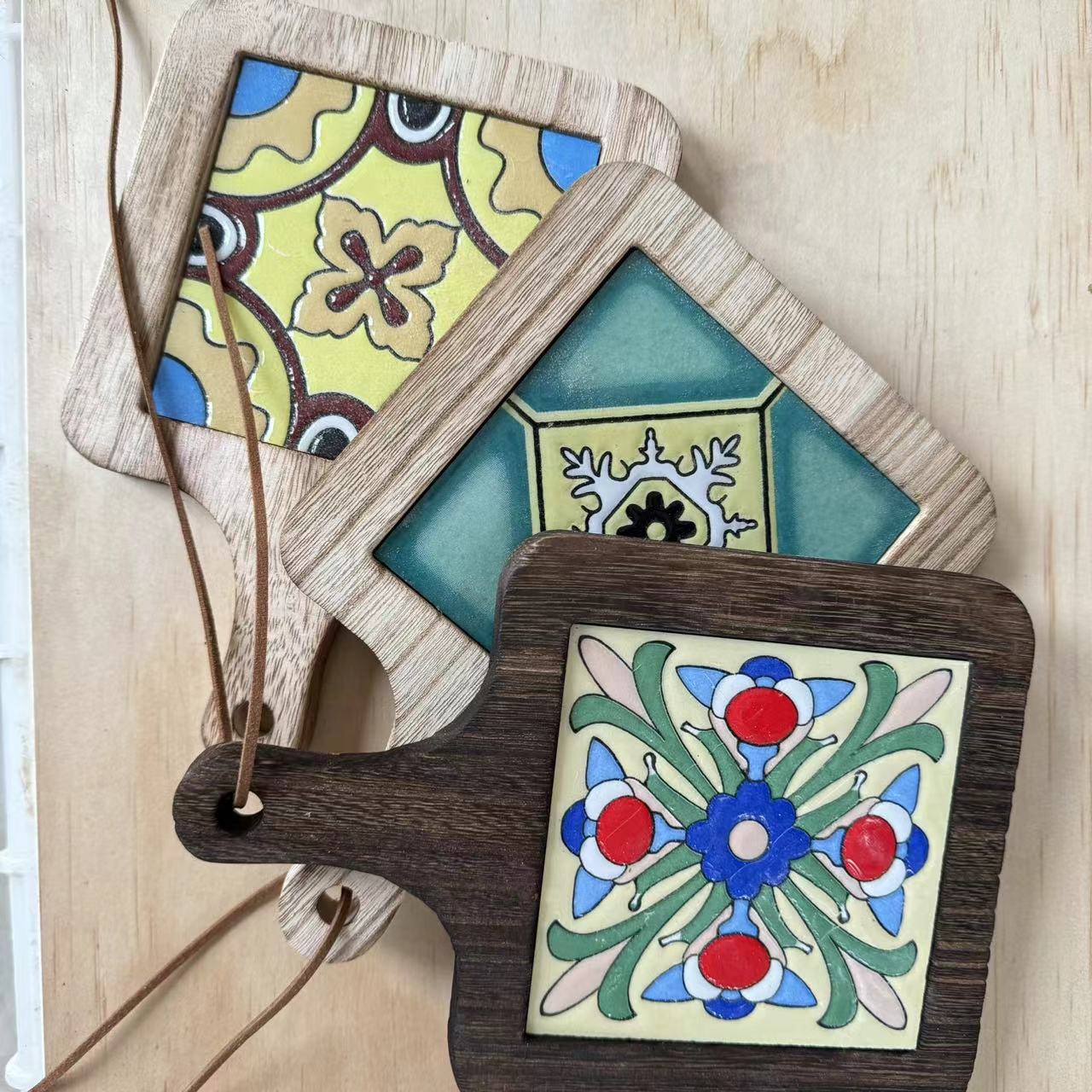 Solid Wood Flower Brick Hand P - Kitchen Appliances Table recensie en prijs