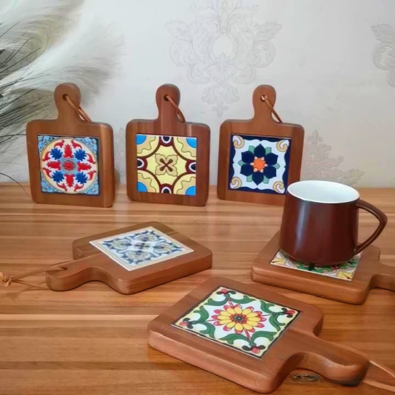 Solid Wood Flower Brick Hand P - Kitchen Appliances Table recensie en prijs