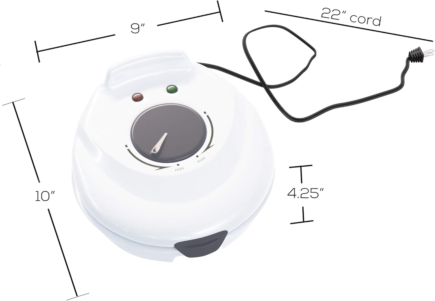 Electric Waffle Cone Maker wit - Kitchen Appliances Small recensie en prijs