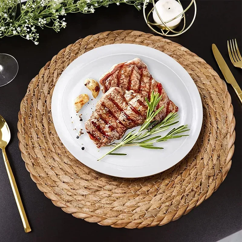 Handwoven Rattan Placemats - H - Kitchen Appliances Table recensie en prijs