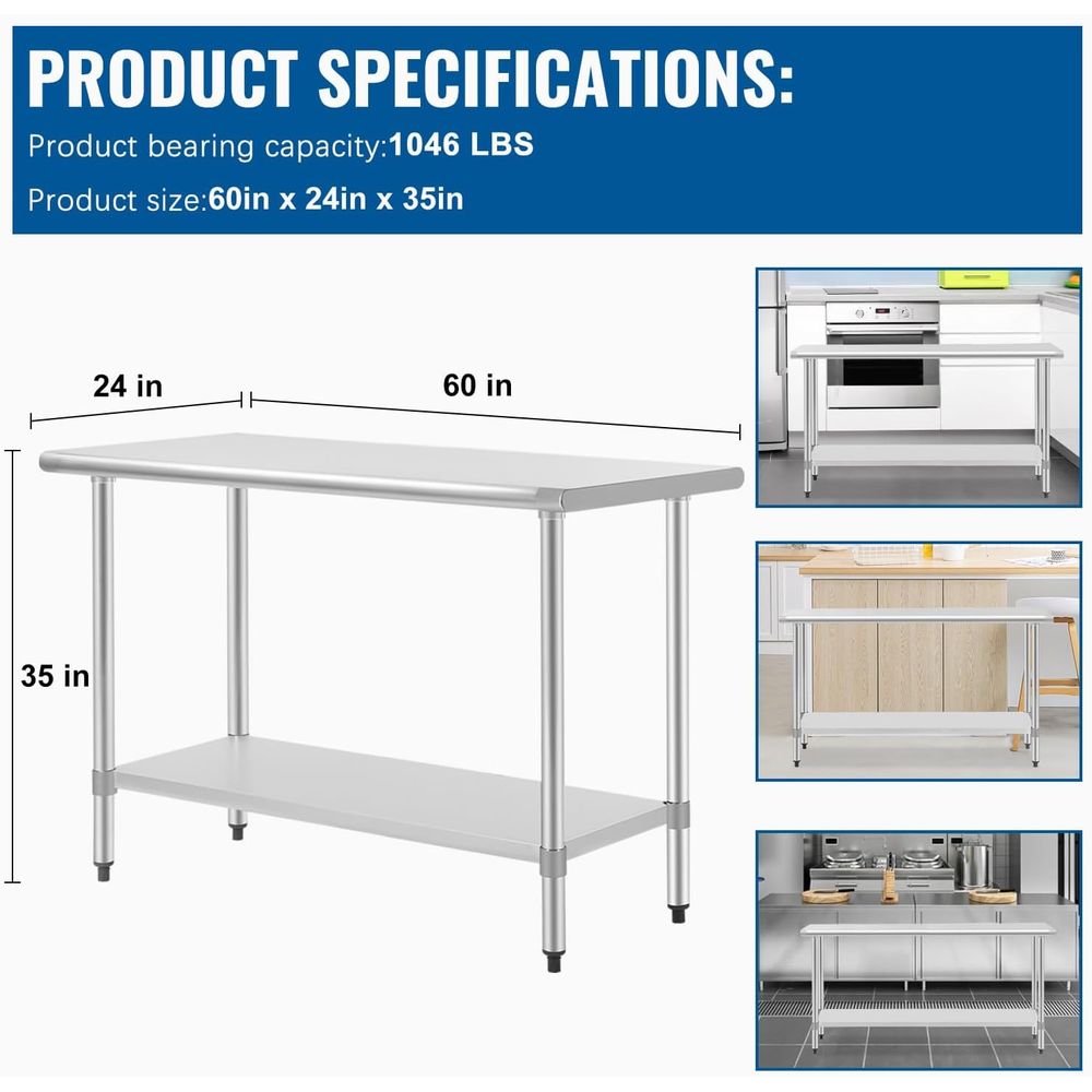 Commercial Grade Stainless Ste - Kitchen Appliances Table recensie en prijs