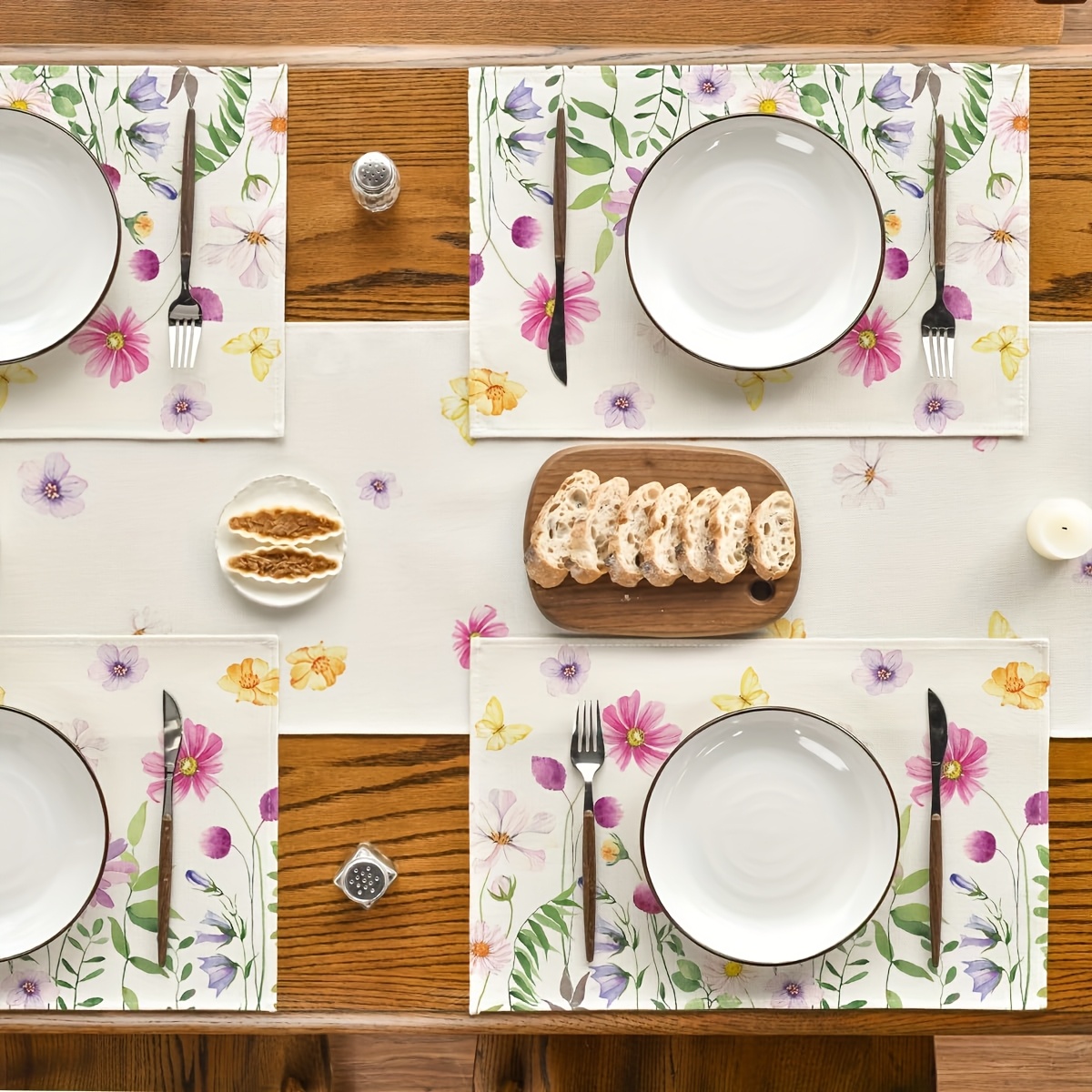 4Pcs, Watercolor Wildflower Bu - Kitchen Appliances Table recensie en prijs