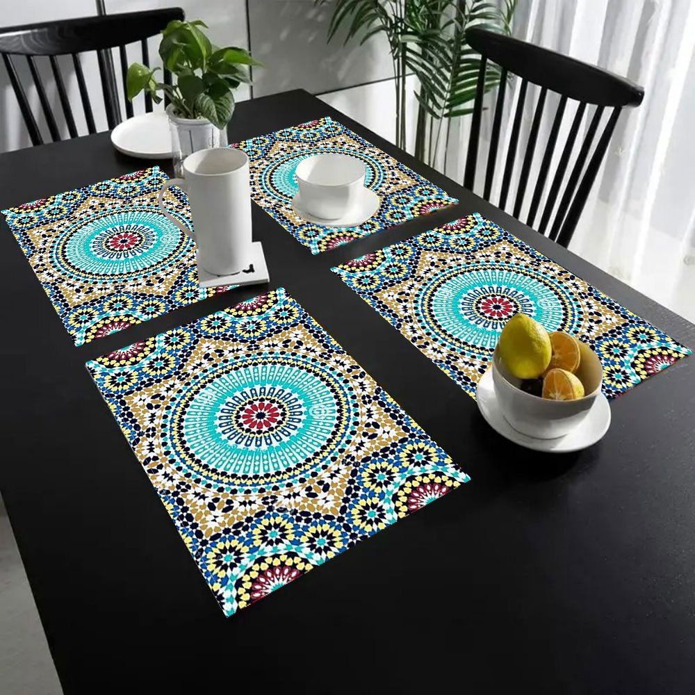2/4pc Placemats with A Morocca - Kitchen Appliances Table recensie en prijs