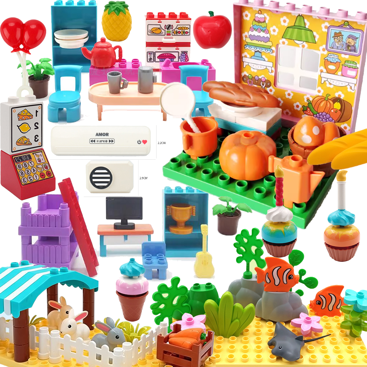 Large Building Blocks Scene Ac - Kitchen Appliances List recensie en prijs